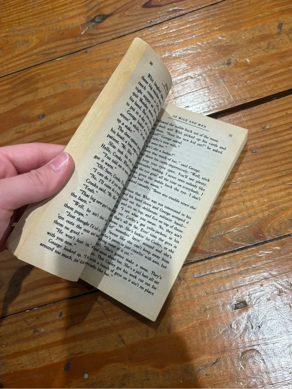 (618) OF MICE & MEN BOOK